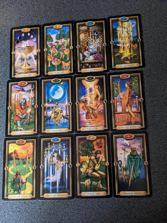 12 Month Tarot Reading with 12+ Photos delivered by email - 35+ Years Experience (Copy)