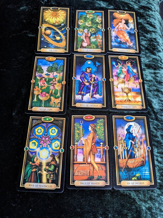 Psychic Tarot Card Reading with Photos - Gilded Tarot Deck