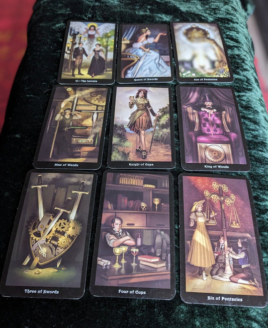 Psychic Tarot Card Reading with Photos - Steampunk Tarot Deck